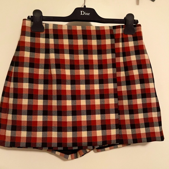 Dior Plaid Skort - Picture 1 of 5